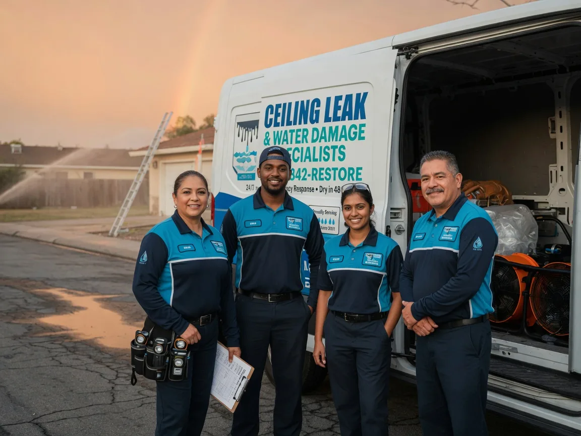 Ceiling Leak Cleanup company in Groton, VT